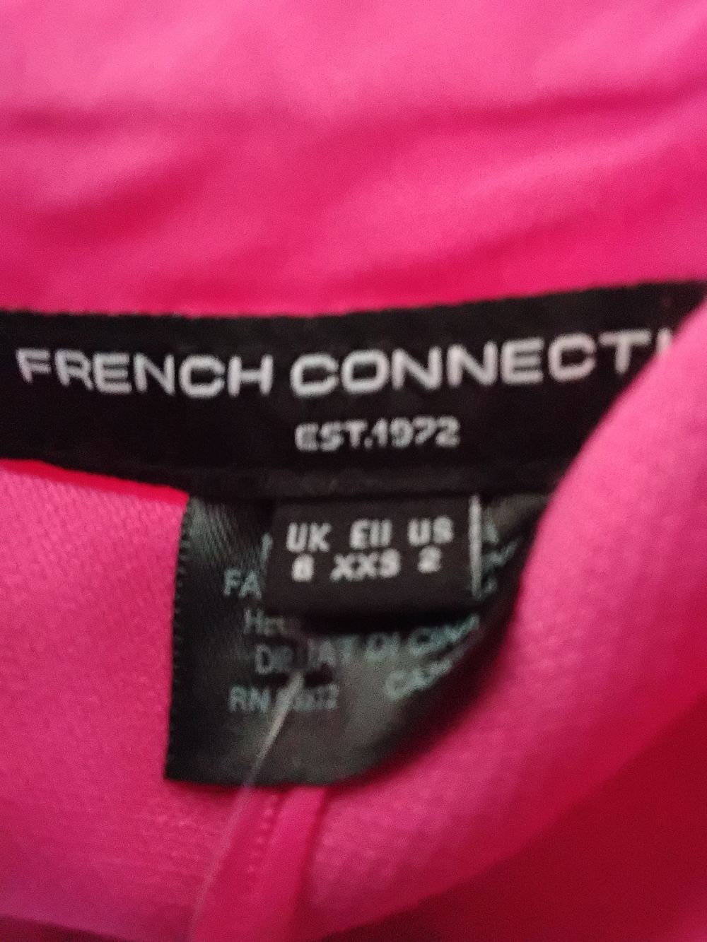 French Connection Bright Pink Mini Sheath Dress - Picture 4 of 5